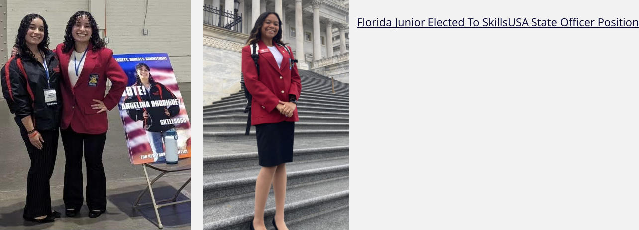 Florida Junior Elected To SkillsUSA State Officer Position